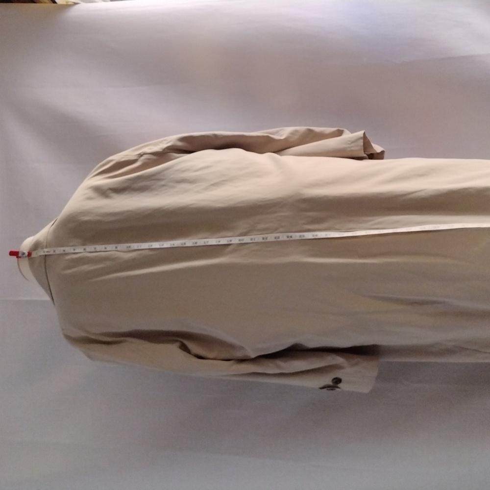 Carroll and Co Beverly Hills tan rain jacket 40 - Picture 8 of 16